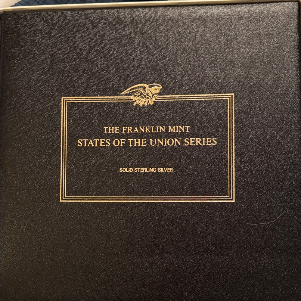 Franklin Mint Gold on Black Display Case for quarters